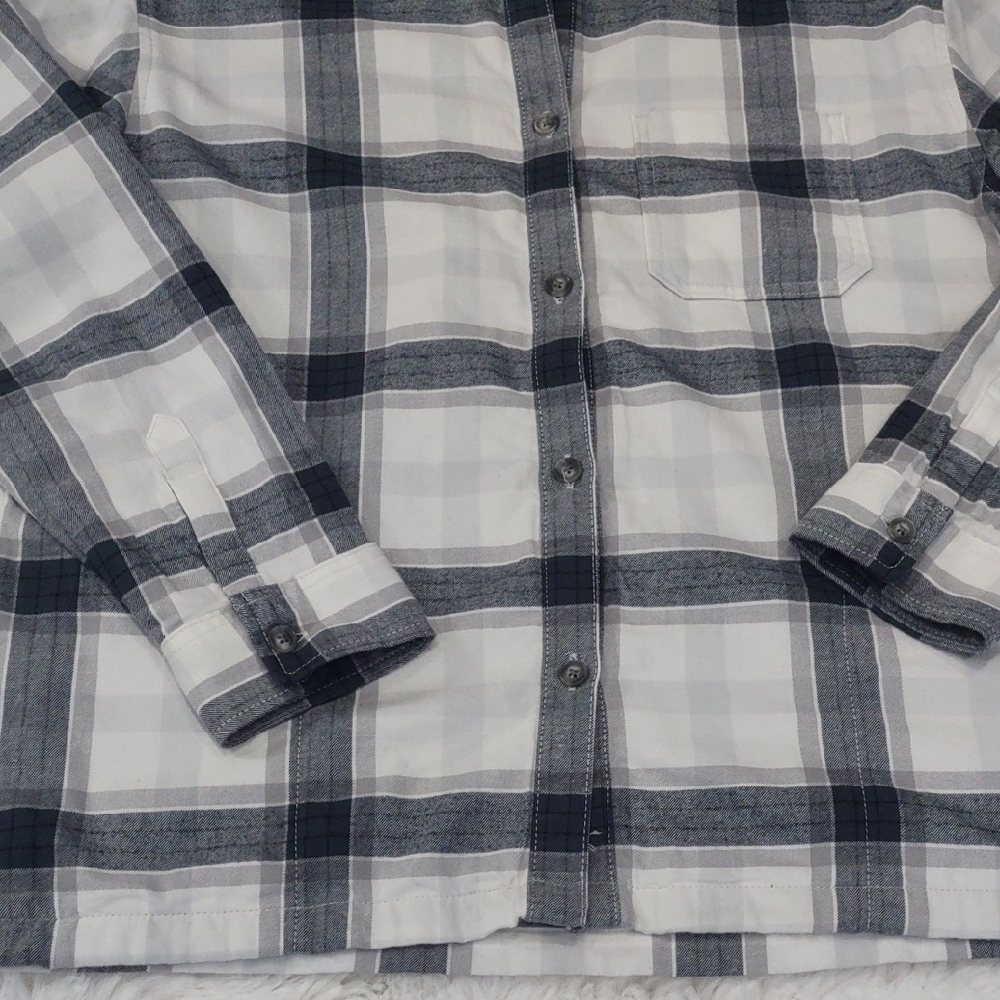 EDDIE BAUER Gray Plaid Hooded Jacket - Picture 17 of 17